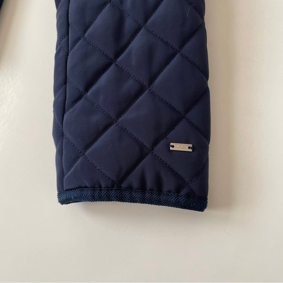 Tommy Hilfiger Quilted Navy Blue Full Zip Winter Jacket, Size S Small - Picture 10 of 15